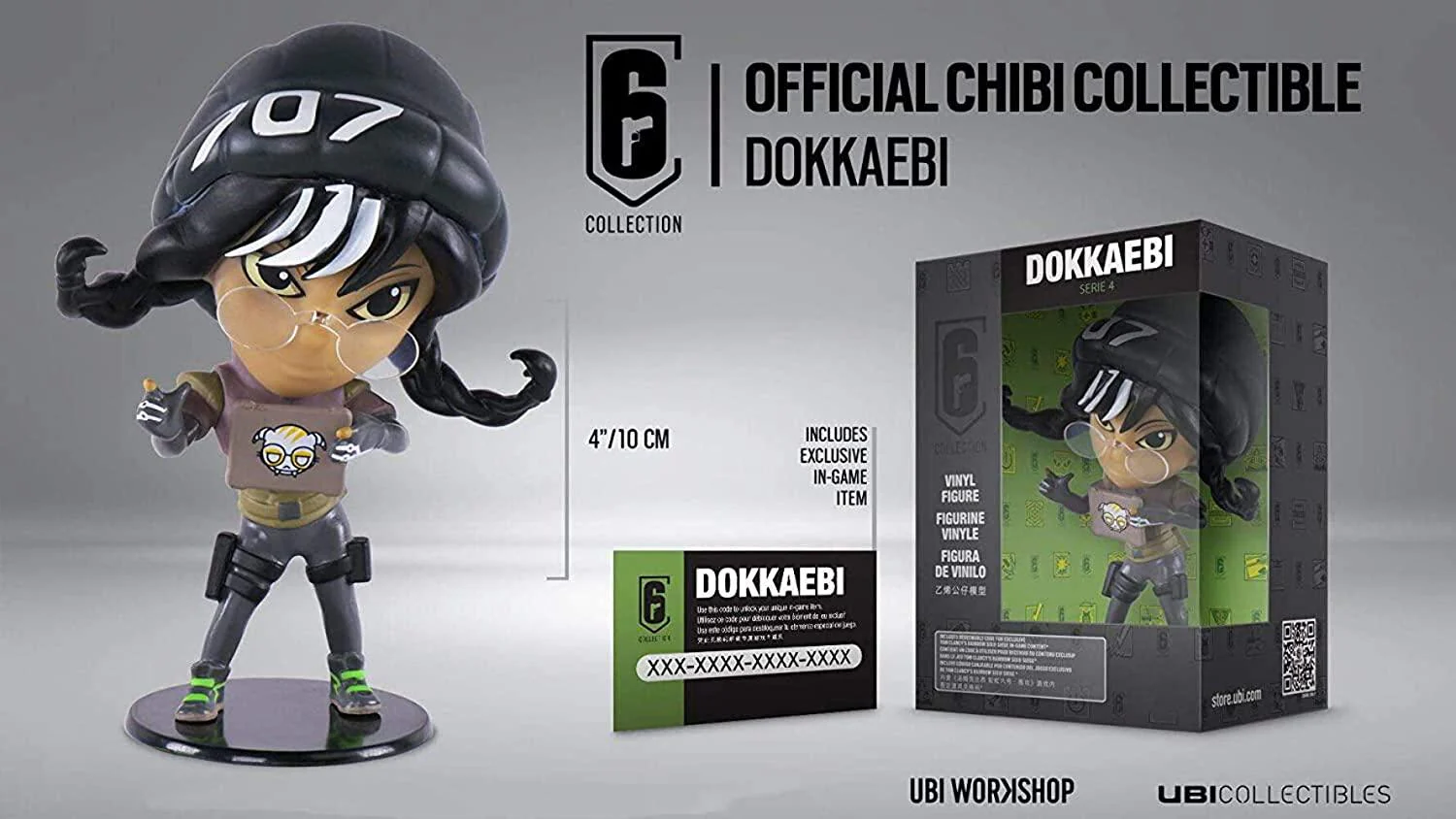 Rainbow Six Siege Collection Series 4 Dokkaebi Chibi Figure - Image 3