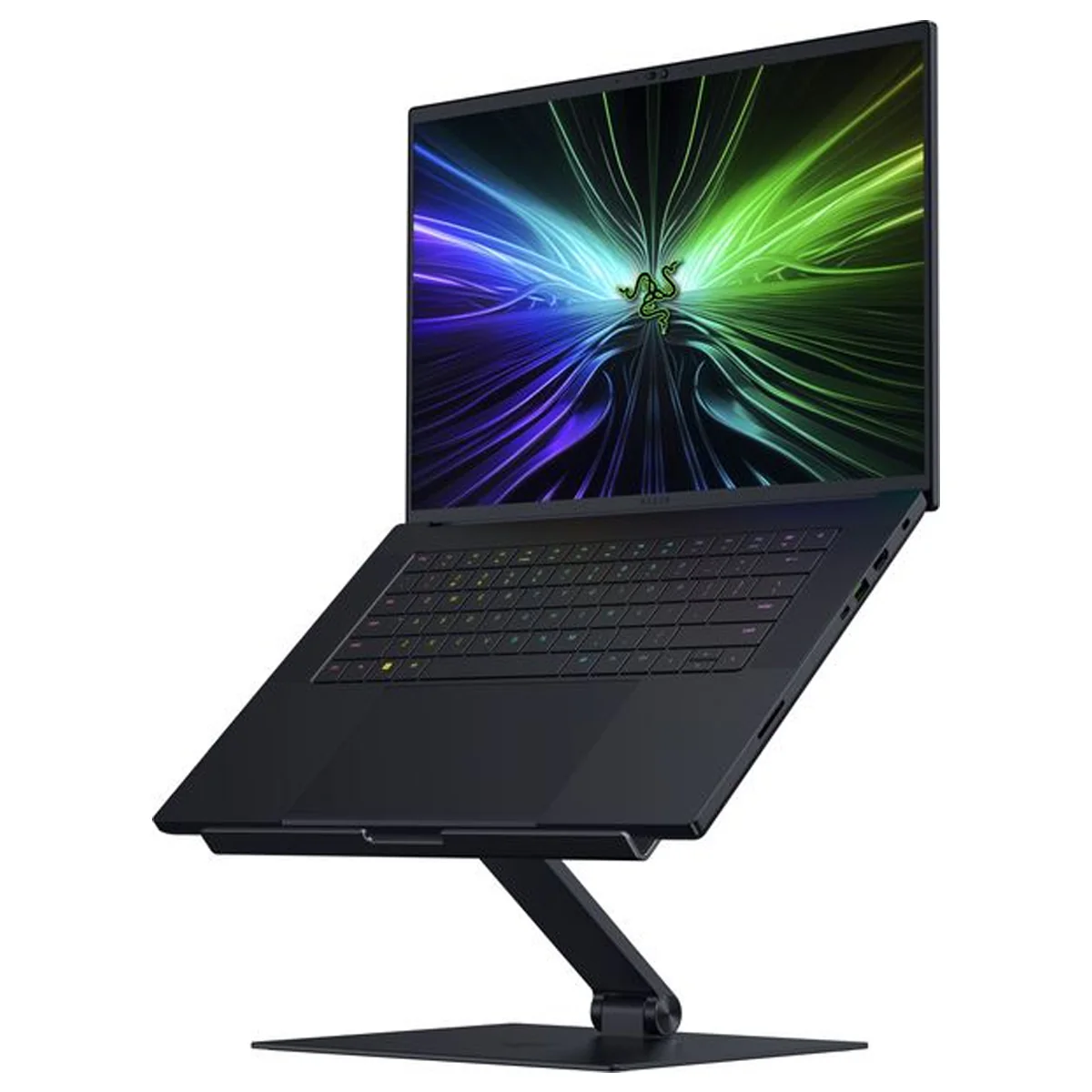 Razer Adjustable Aluminum Stand For Laptops Up to 18" (Black, Mercury) - Image 3