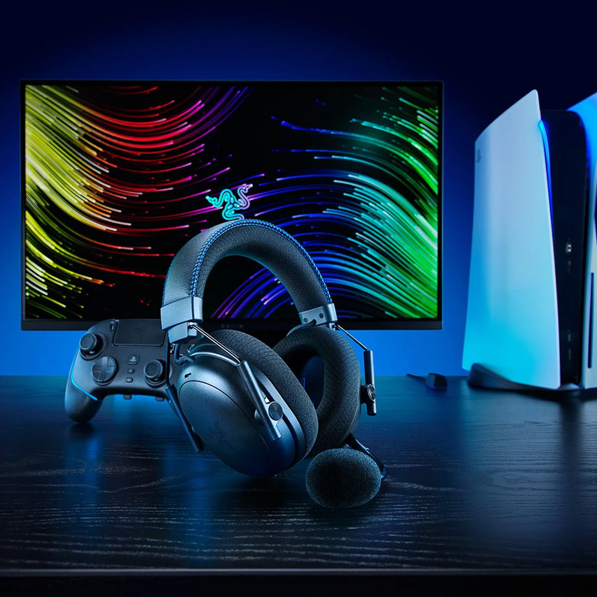 Razer BlackShark V3 Pro Wireless ANC Esports Gaming Headset for PlayStation (Black) - Image 2