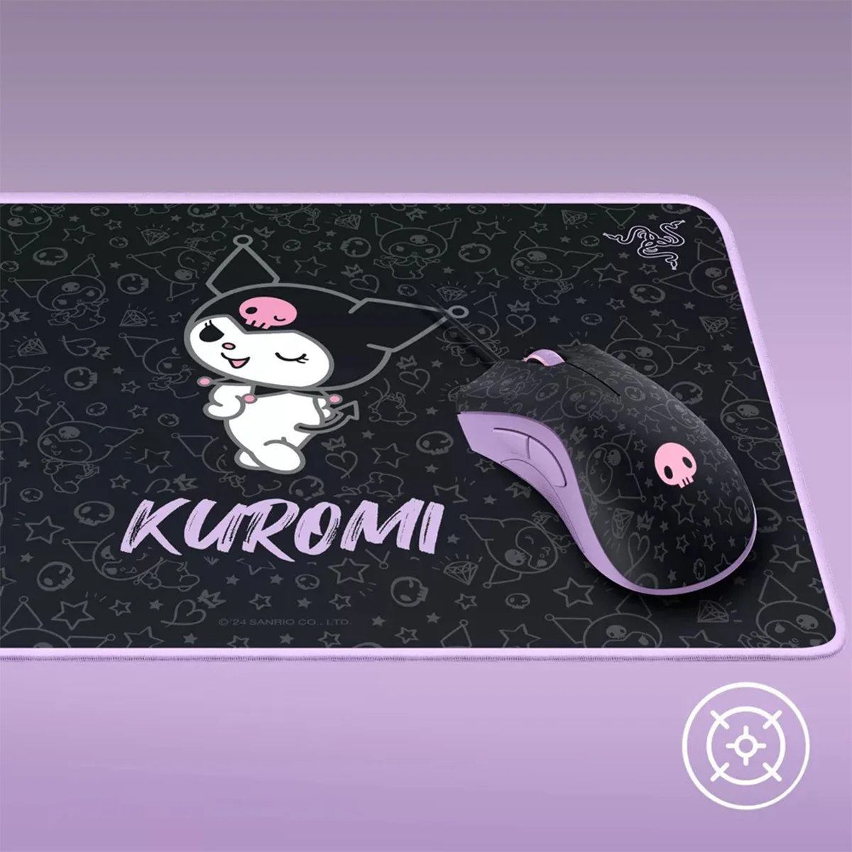Razer DeathAdder Essential Ergonomic Wired Gaming Mouse + Goliathus Soft Gaming Mouse Mat Bundle (Kuromi Edition) - Image 6