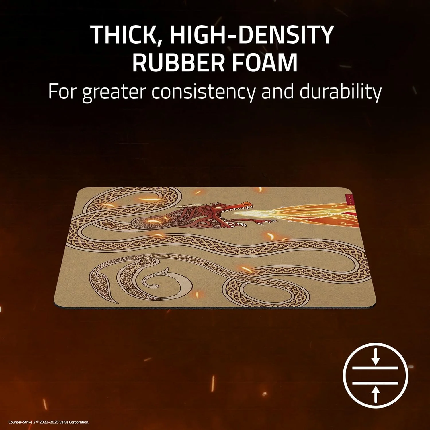 Razer Gigantus V2 Soft Gaming Mouse Mat (Large) (Counter-Strike 2 Ed.) - Image 4