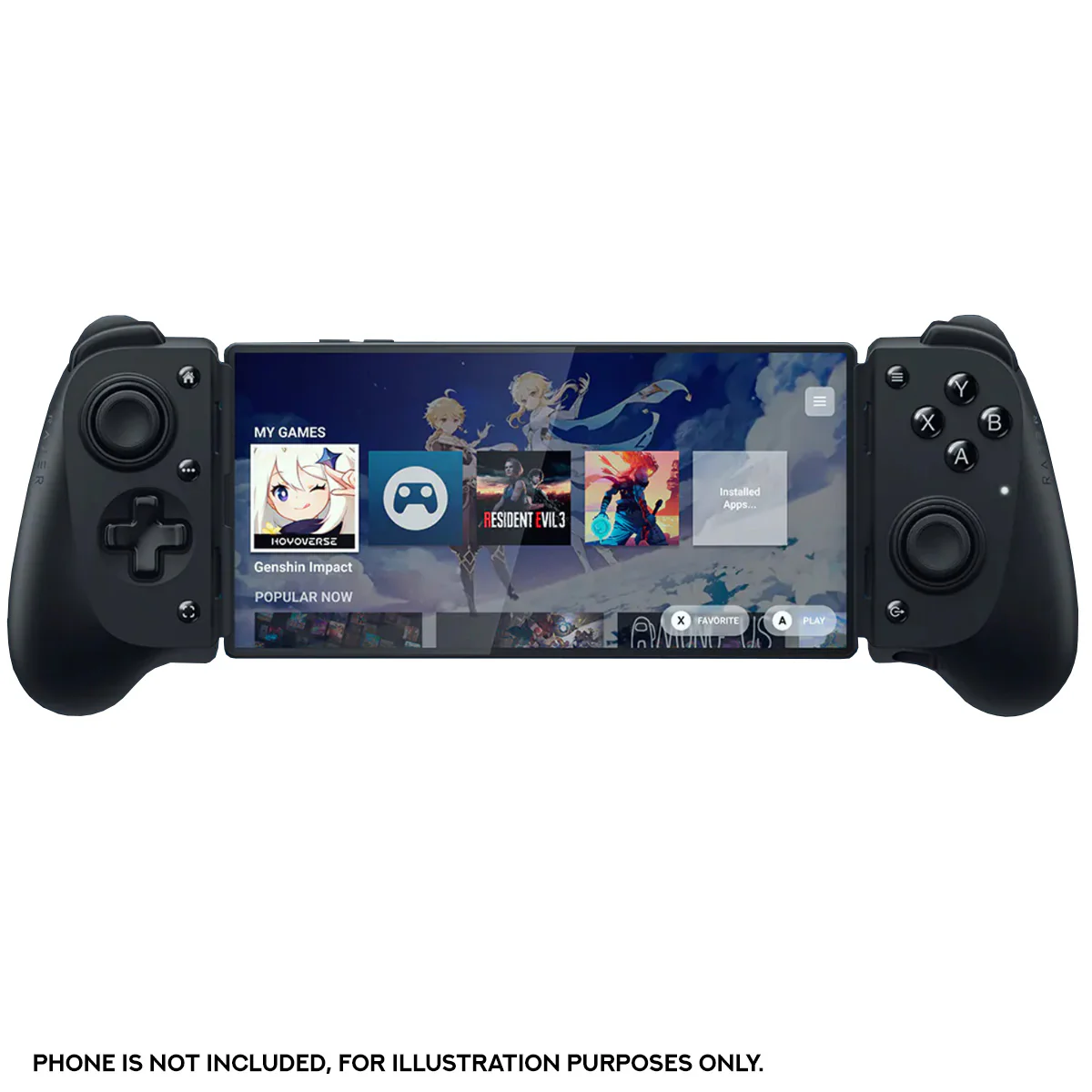 Razer Kishi V3 USB-C Gaming Controller for Android & iPhone (Black, Phantom White) - Image 2