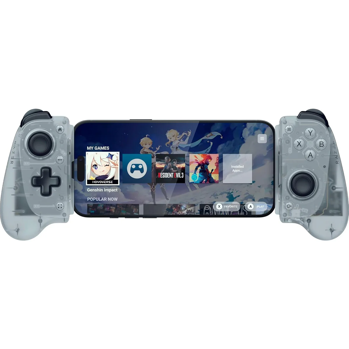 Razer Kishi V3 USB-C Gaming Controller for Android & iPhone (Black, Phantom White) - Image 8