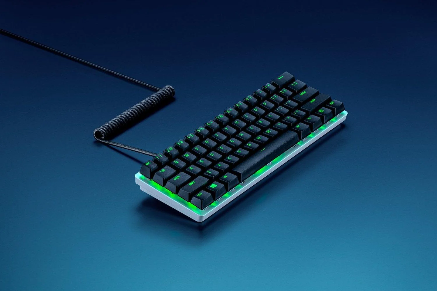 Razer PBT Keycap + Coiled Cable Upgrade Set (Classic Black) - Image 2