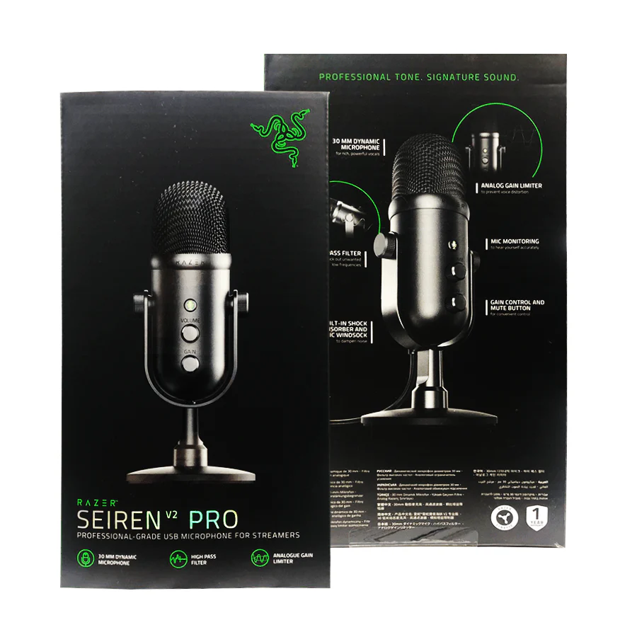 RAZER SEIREN V2 PRO PROFESSIONAL GRADE USB MICROPHONE FOR STREAMERS - Image 6