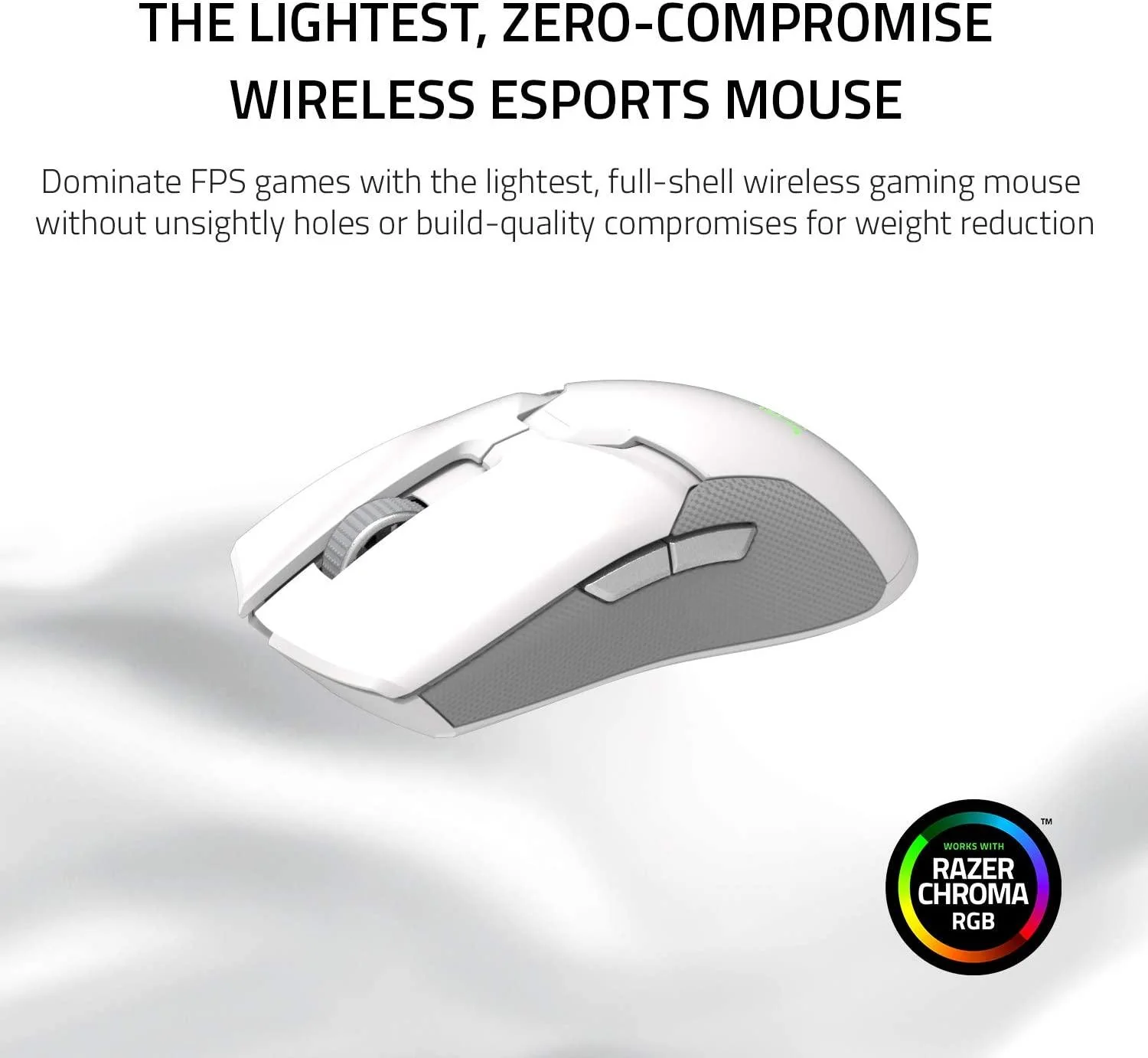 Razer Viper Ultimate Wireless Gaming Mouse W/ Charging Dock (Mercury) - Image 8