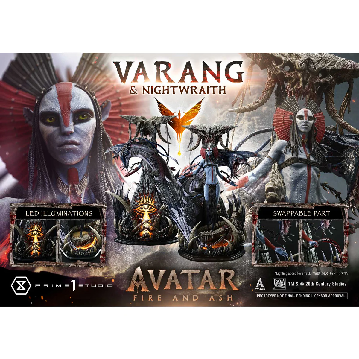 Real Elite Masterline Avatar: Fire and Ash (Film) Varang & Nightwraith Avatar Legacy Collection (REMAVTR-03) Pre-Order Downpayment - Image 2