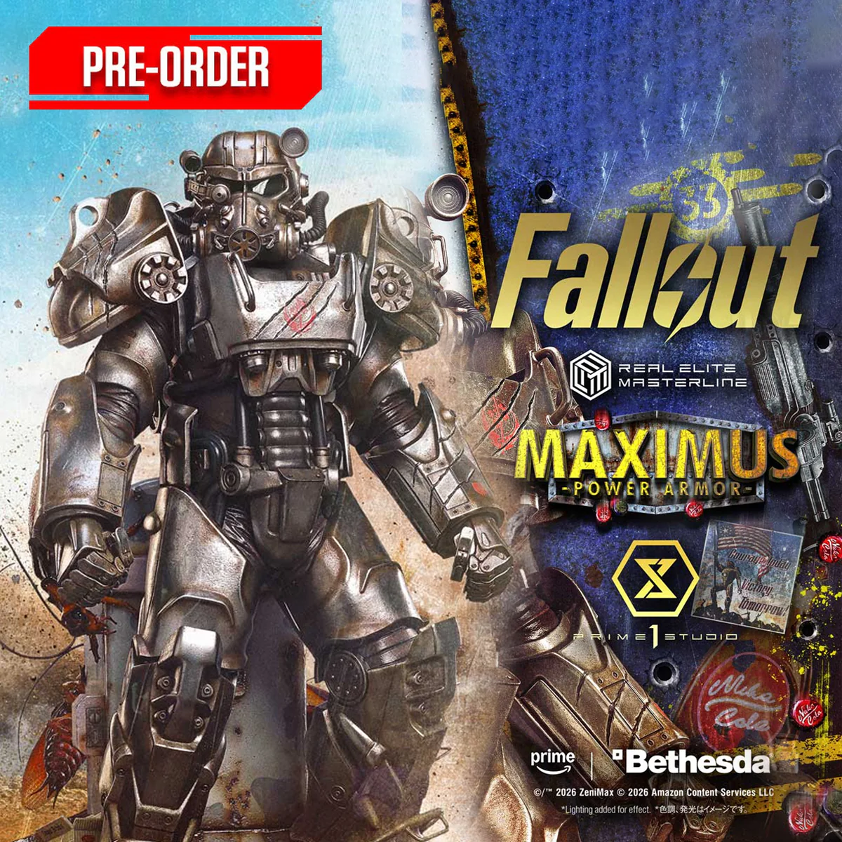 Real Elite Masterline Fallout Maximus Power Armor (REMFO-03) Pre-Order Downpayment