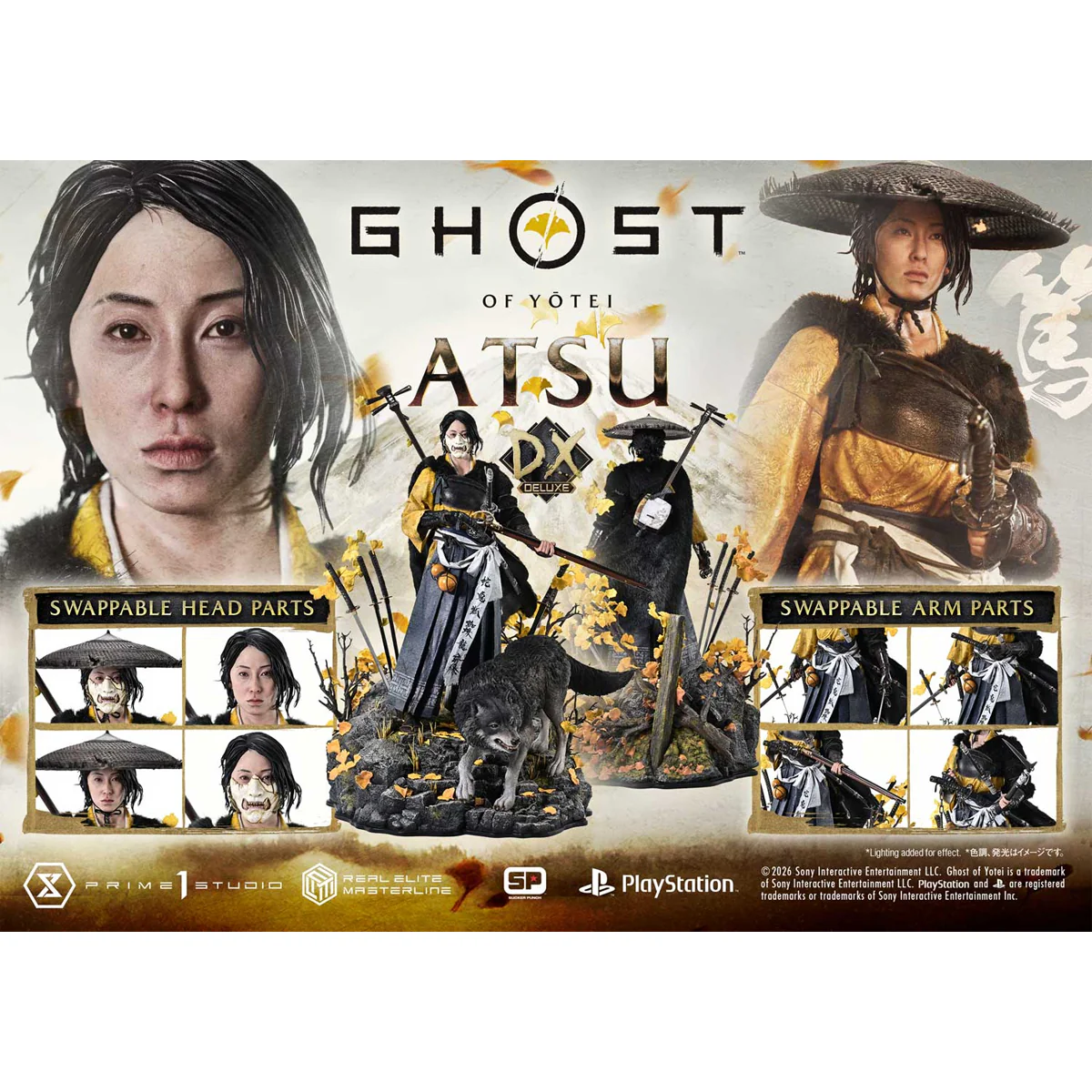 Real Elite Masterline Ghost of Yotei Atsu DX Bonus Verion (REMGHOY-01DXS) Pre-Order Downpayment - Image 4