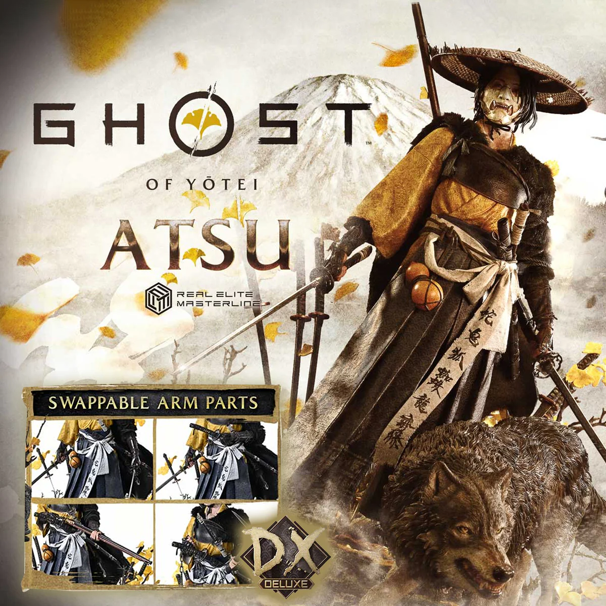 Real Elite Masterline Ghost of Yotei Atsu DX Bonus Verion (REMGHOY-01DXS) Pre-Order Downpayment - Image 48