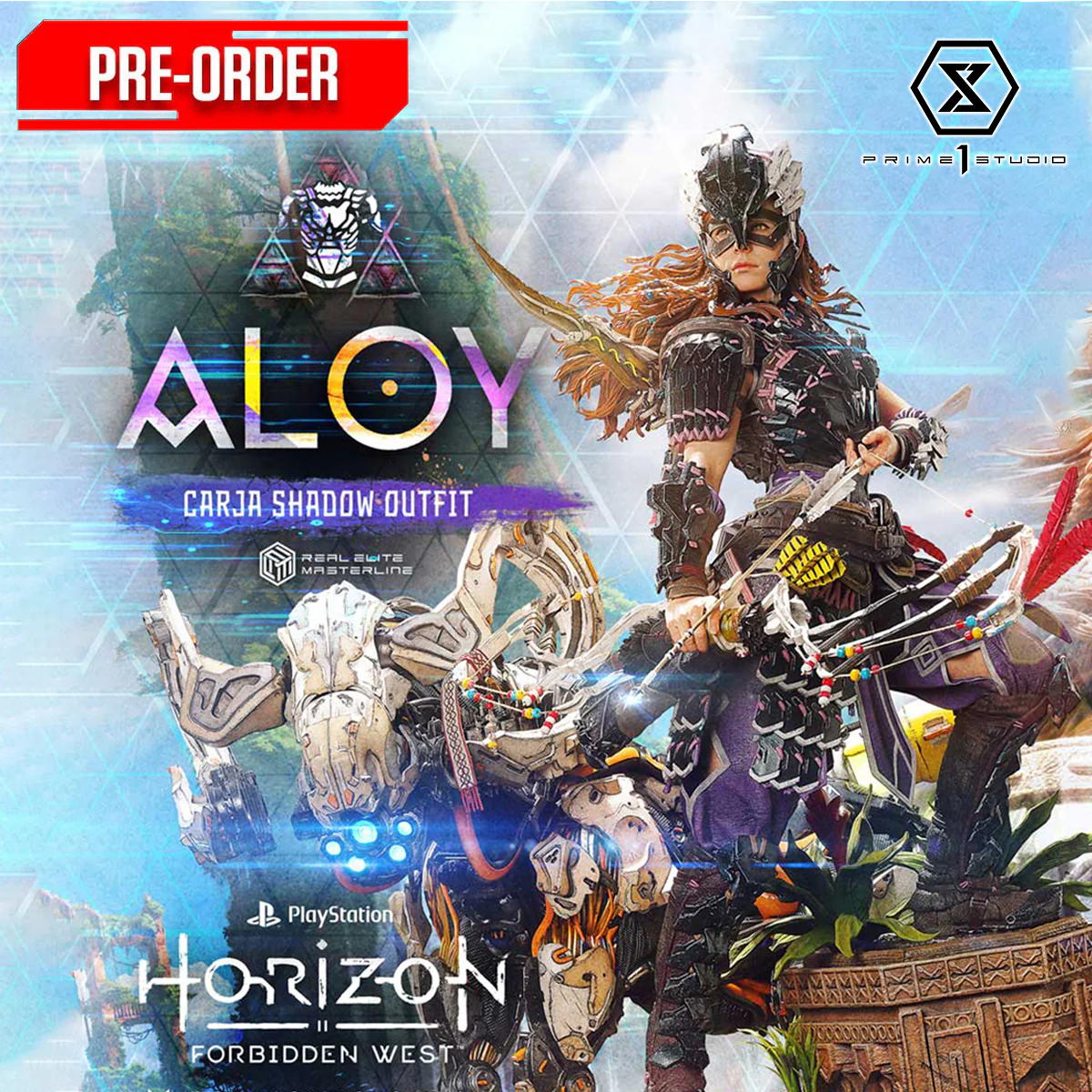 Real Elite Masterline Horizon Forbidden West Aloy Carja Shadow Outfit (REMHFW-01) Pre-Order Downpayment