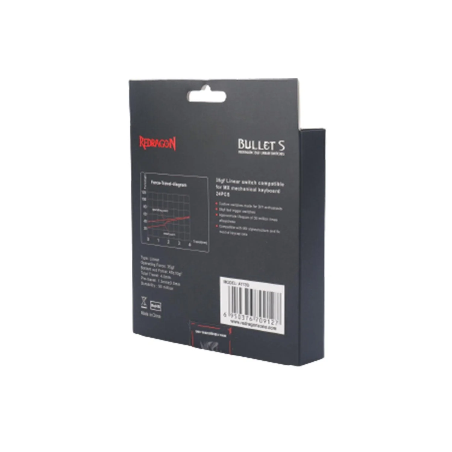 Redragon A113S Mechanical Switches Fast Trigger & Quick Response (Bullet S Linear) - Image 5