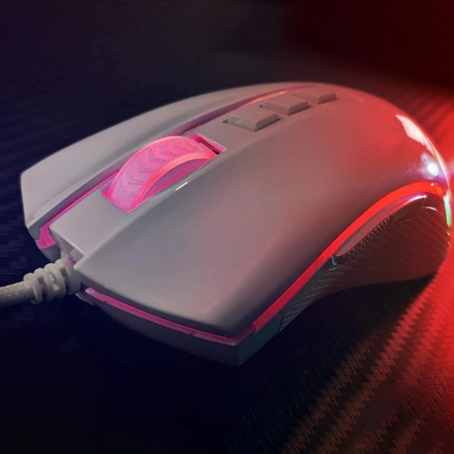 Redragon Cobra Gaming Mouse (White) (M711W-1) - Image 7