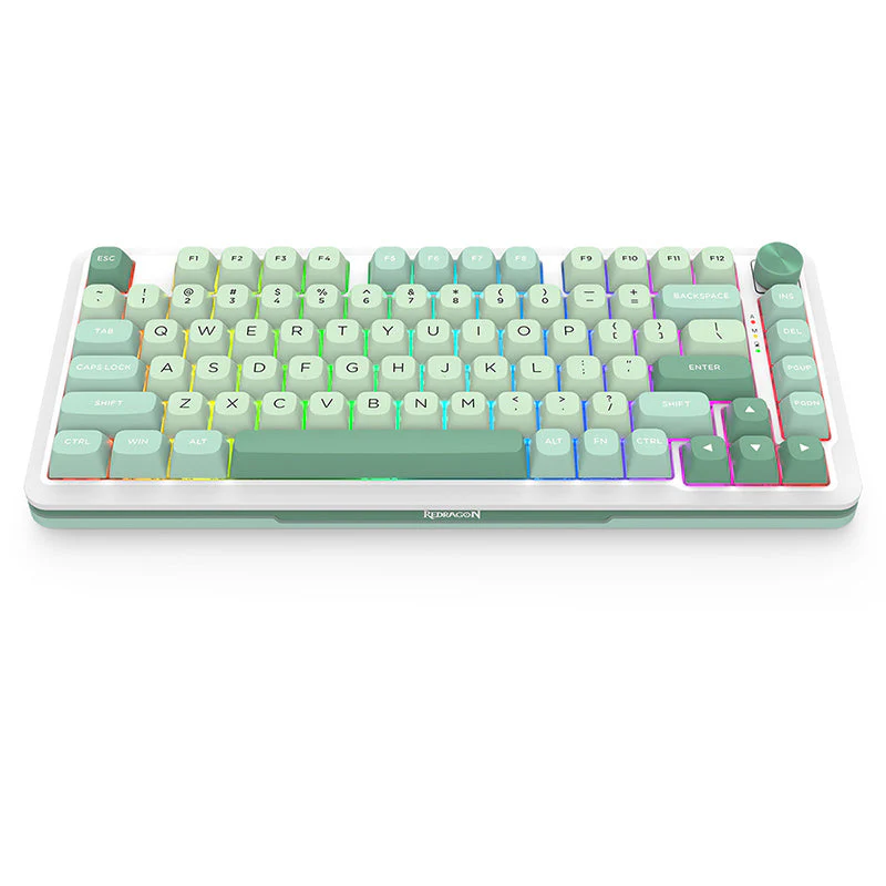 Redragon Cyrus Pro RGB Wireless 75% Gasket Hot-Swappable Mechanical Keyboard With Knob (K681MG-RGB-PRO) - Image 5