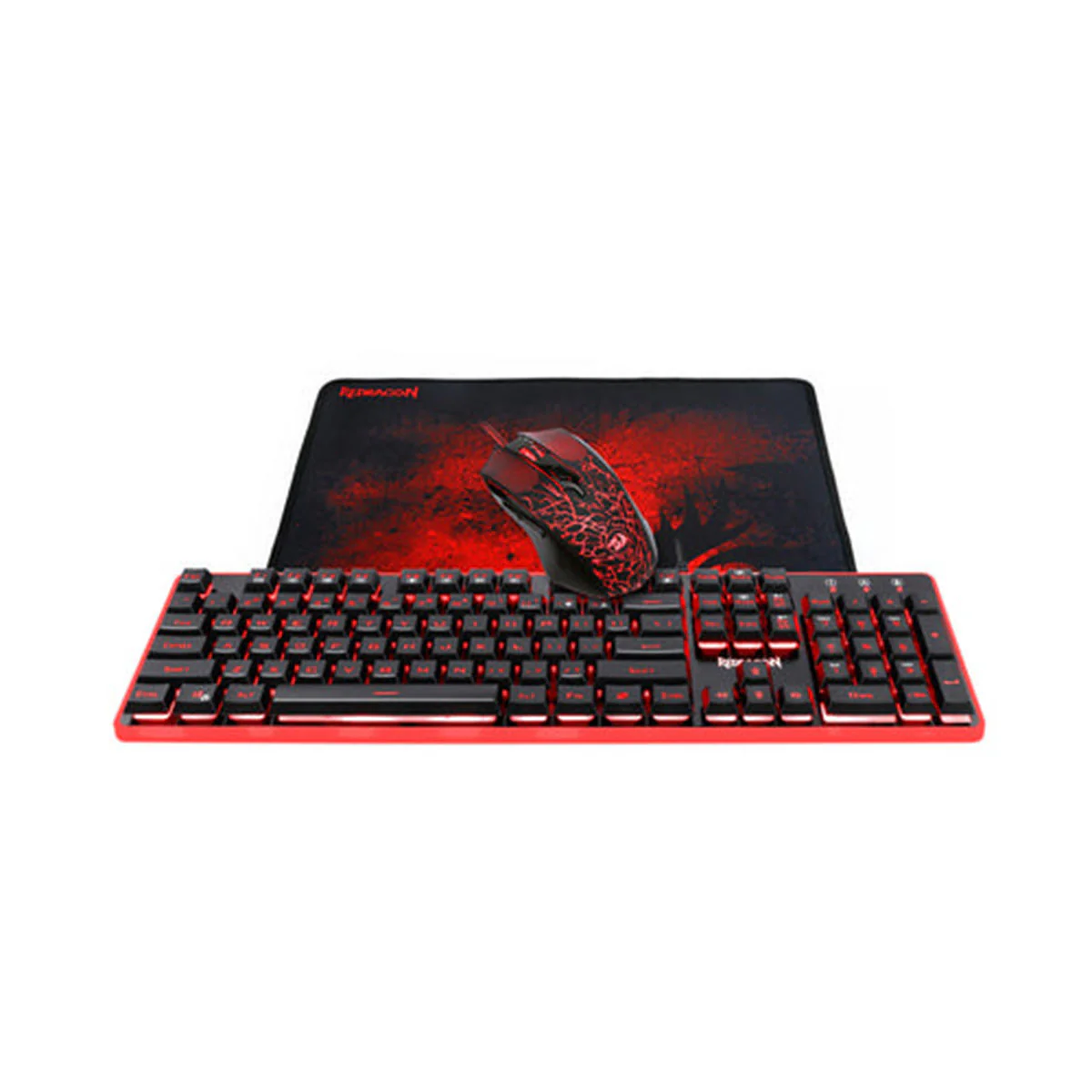 Redragon Gaming Essentials 3 In 1 Set V2 (Keyboard/Mouse/Mousepad) (S107) - Image 5