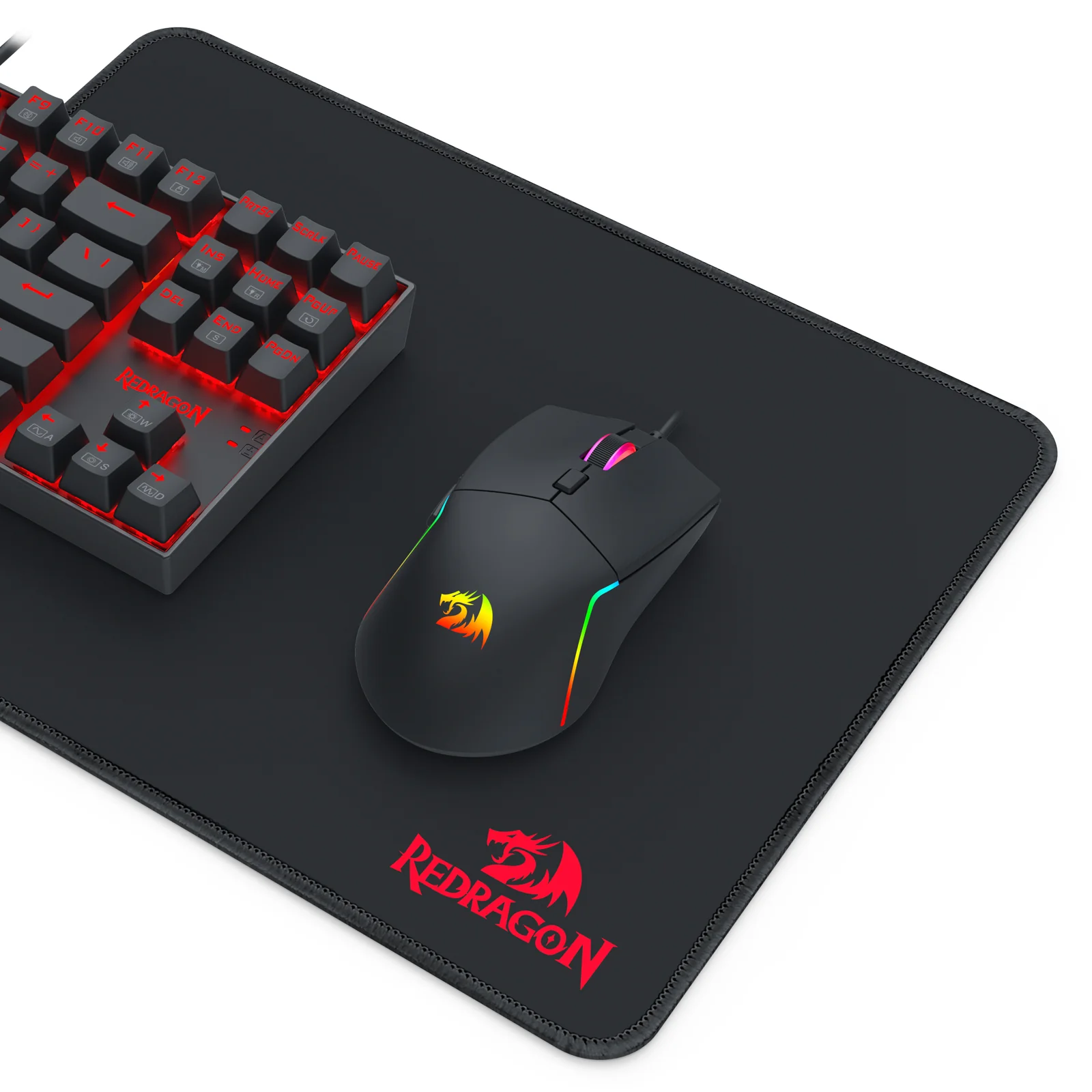 Redragon K552-BB-3 Keyboard/Headset/Mouse/Mouse Pad 4-in-1 Combo - Image 5