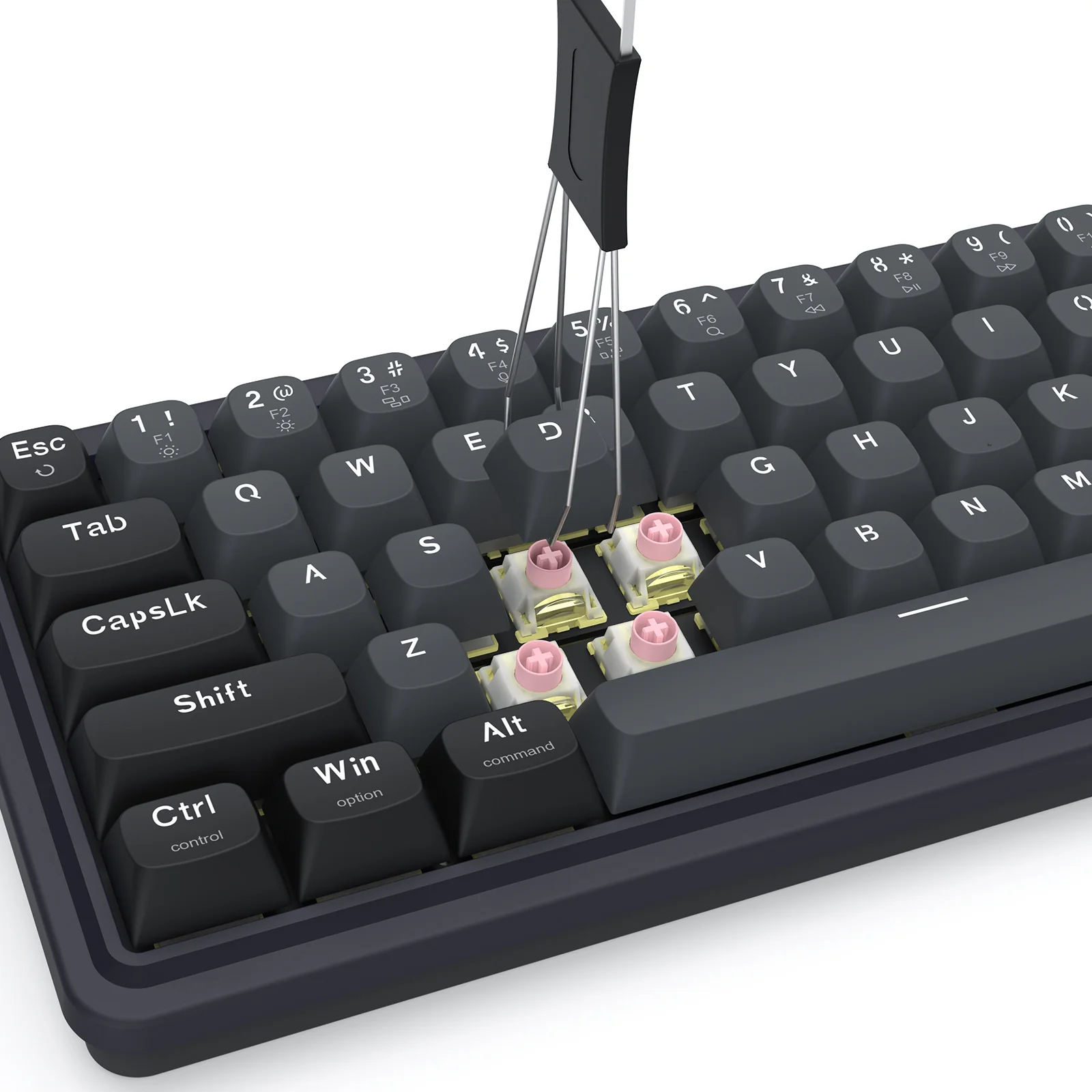 Redragon K709GB Nova Magnetic RGB Hot-Swappable Wired 65% Keyboard with Rapid Trigger (UltraMag Magnetic Linear Switch) (Gray/Black) (K709GB-RGB-M) - Image 11
