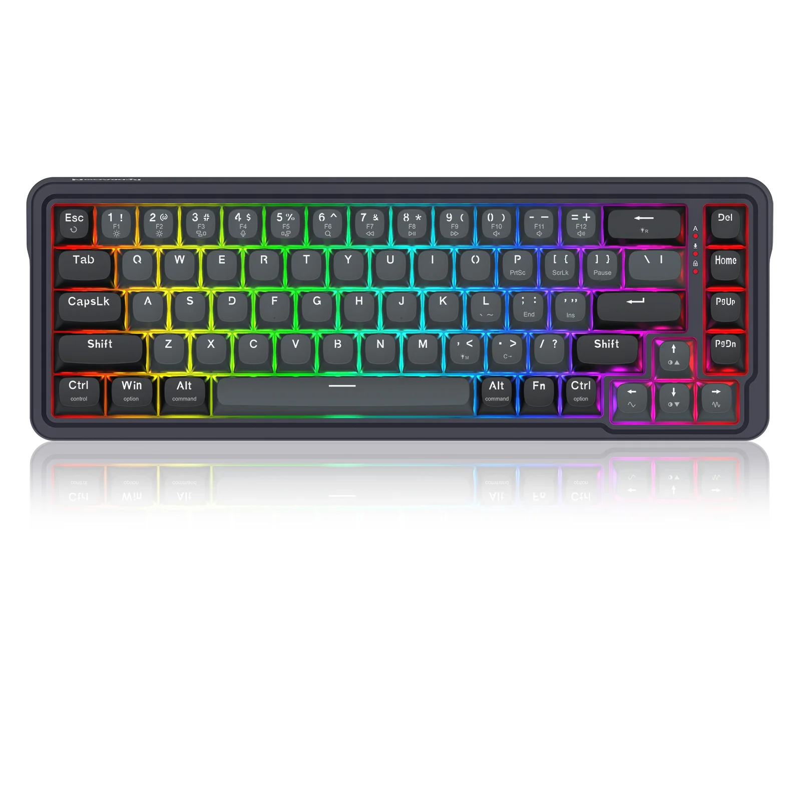 Redragon K709GB Nova Magnetic RGB Hot-Swappable Wired 65% Keyboard with Rapid Trigger (UltraMag Magnetic Linear Switch) (Gray/Black) (K709GB-RGB-M) - Image 20