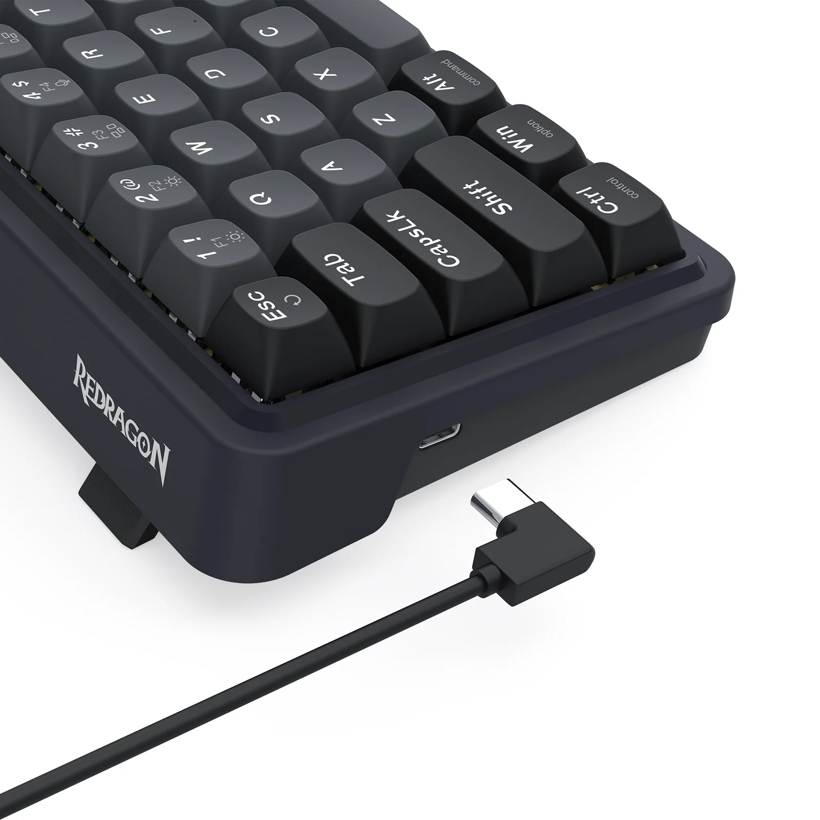 Redragon K709GB Nova Magnetic RGB Hot-Swappable Wired 65% Keyboard with Rapid Trigger (UltraMag Magnetic Linear Switch) (Gray/Black) (K709GB-RGB-M) - Image 8