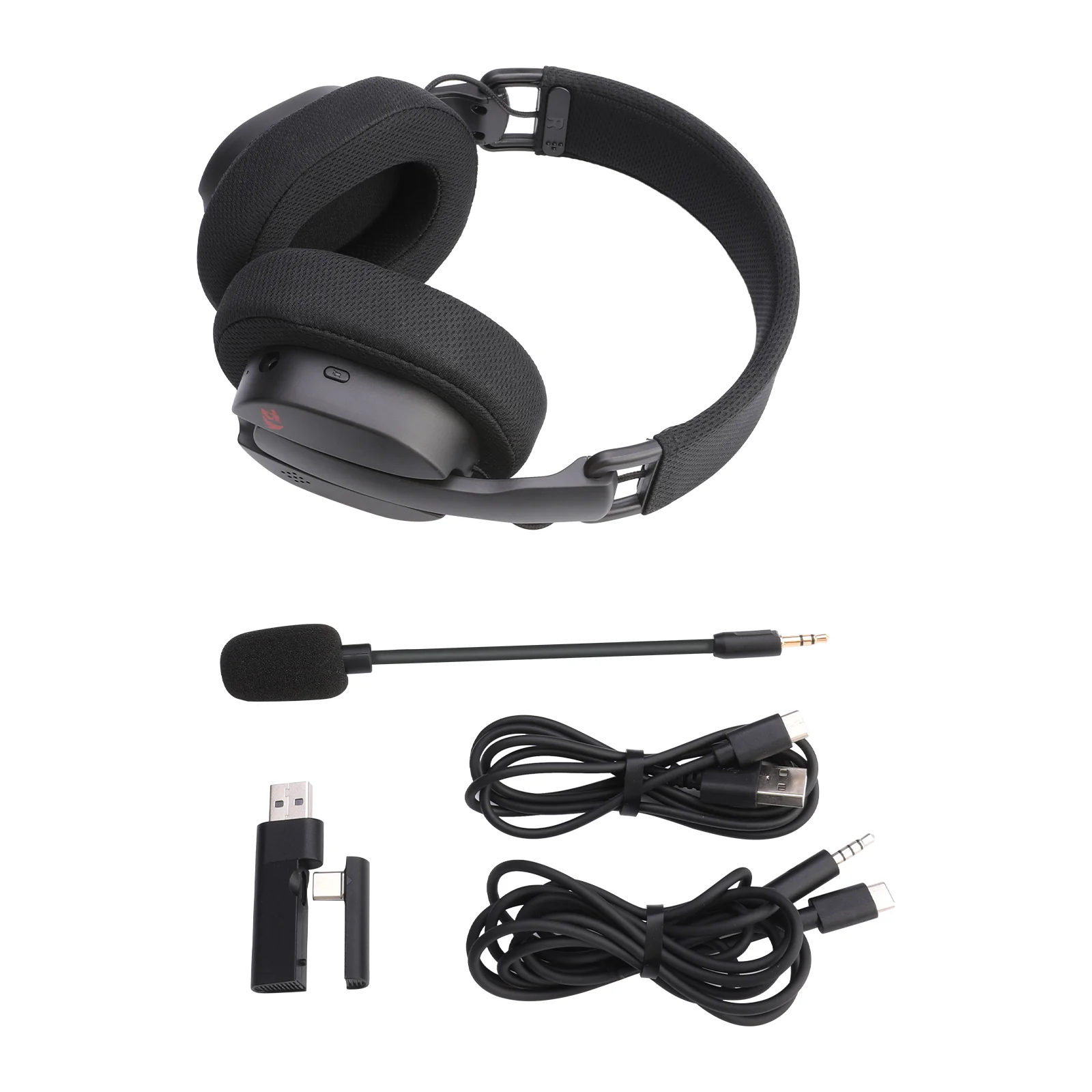 Redragon Luce Tri-mode Gaming Headset (H888) (Black, White) - Image 8