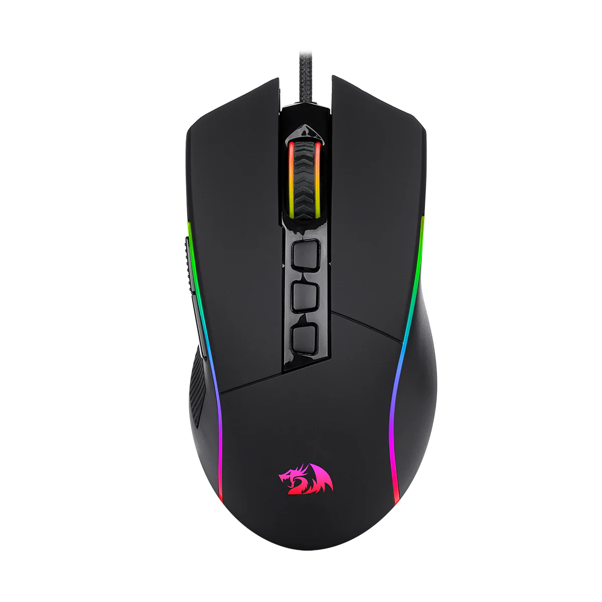 Redragon M812 RGB Plank Wired Gaming Mouse (Black) - Image 2