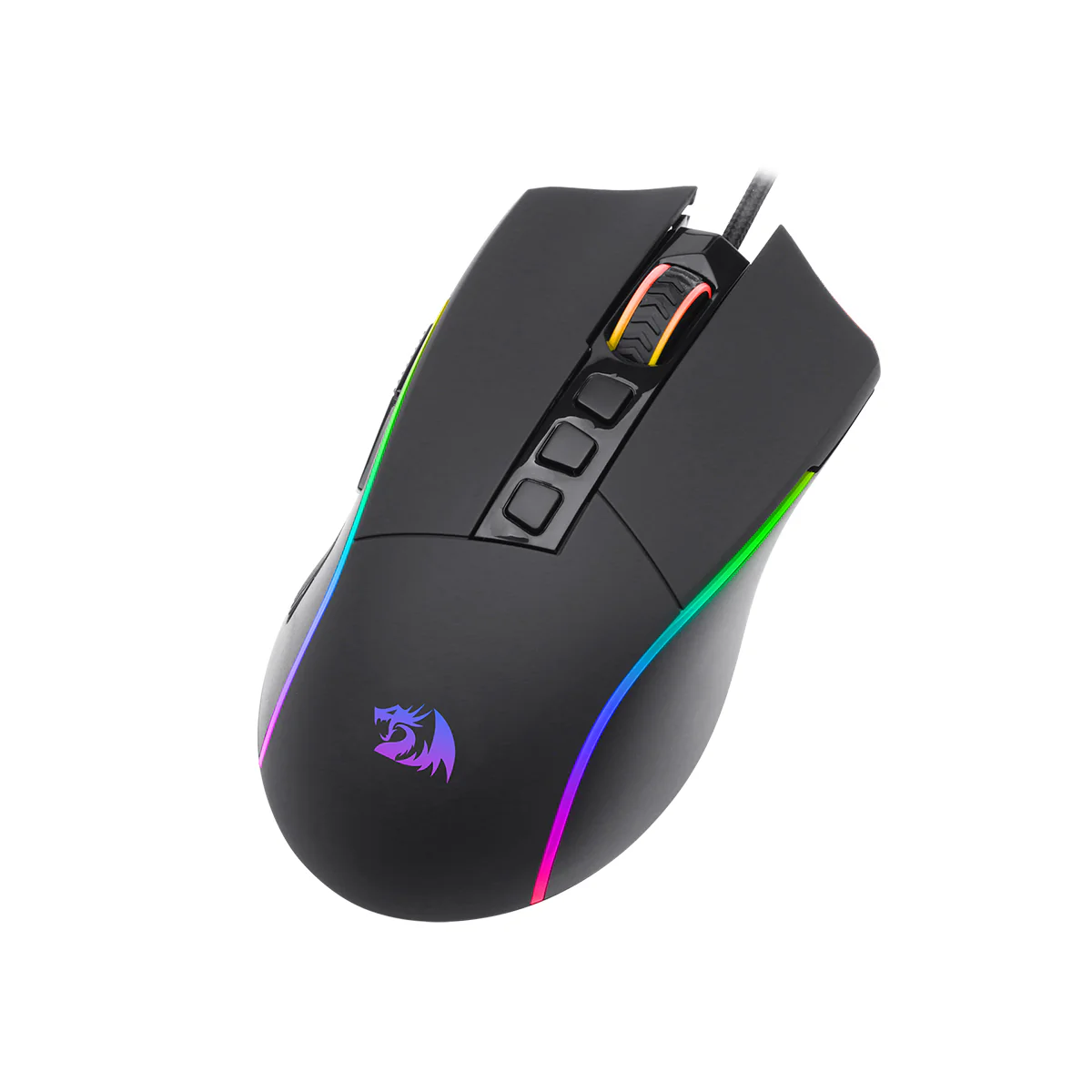Redragon M812 RGB Plank Wired Gaming Mouse (Black) - Image 3