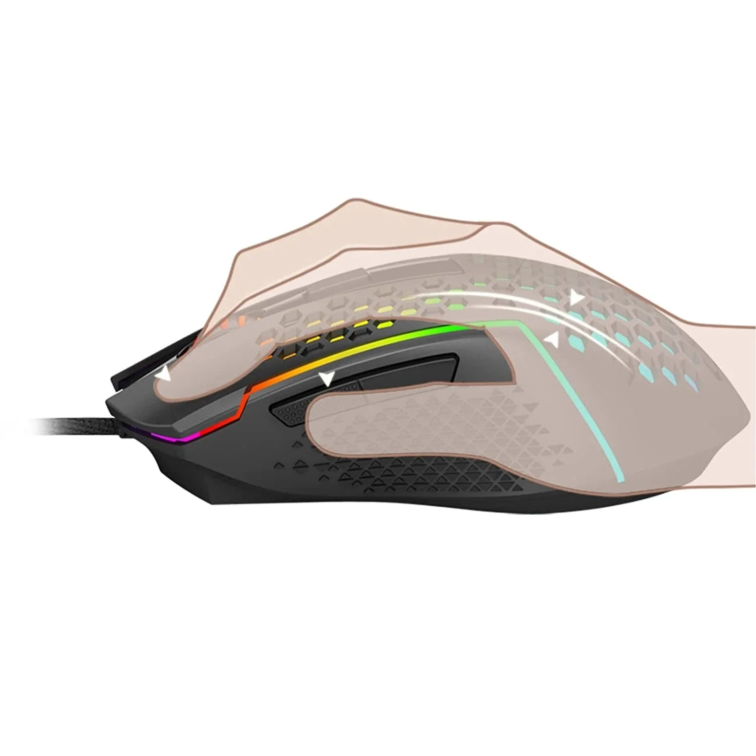 Redragon M987P-K V2 Reaping Plus Wired Gaming Mouse (Black) - Image 4