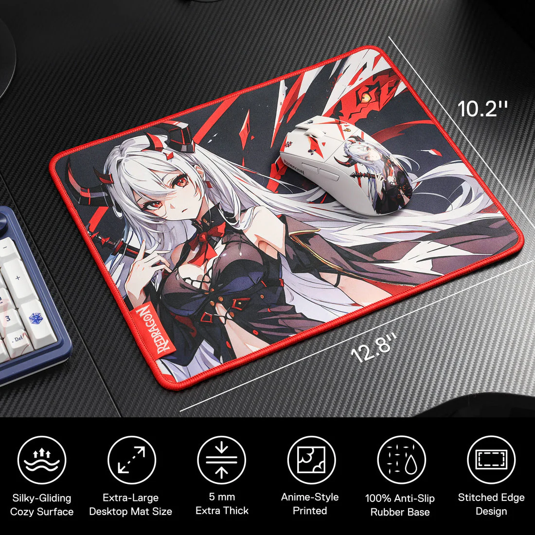 Redragon P047 Gaming Mouse Pad (Small, Large) - Image 13