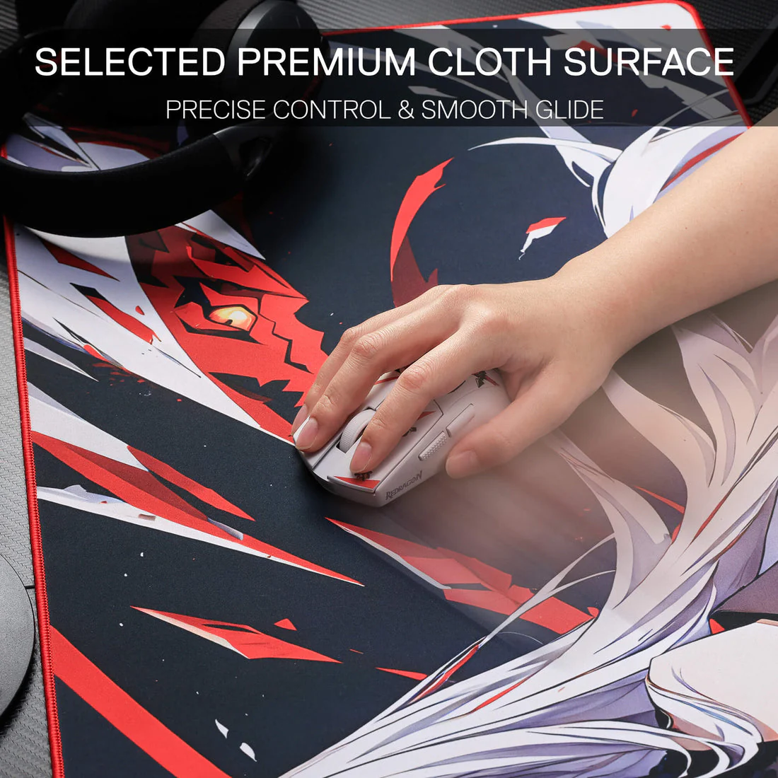 Redragon P047 Gaming Mouse Pad (Small, Large) - Image 2