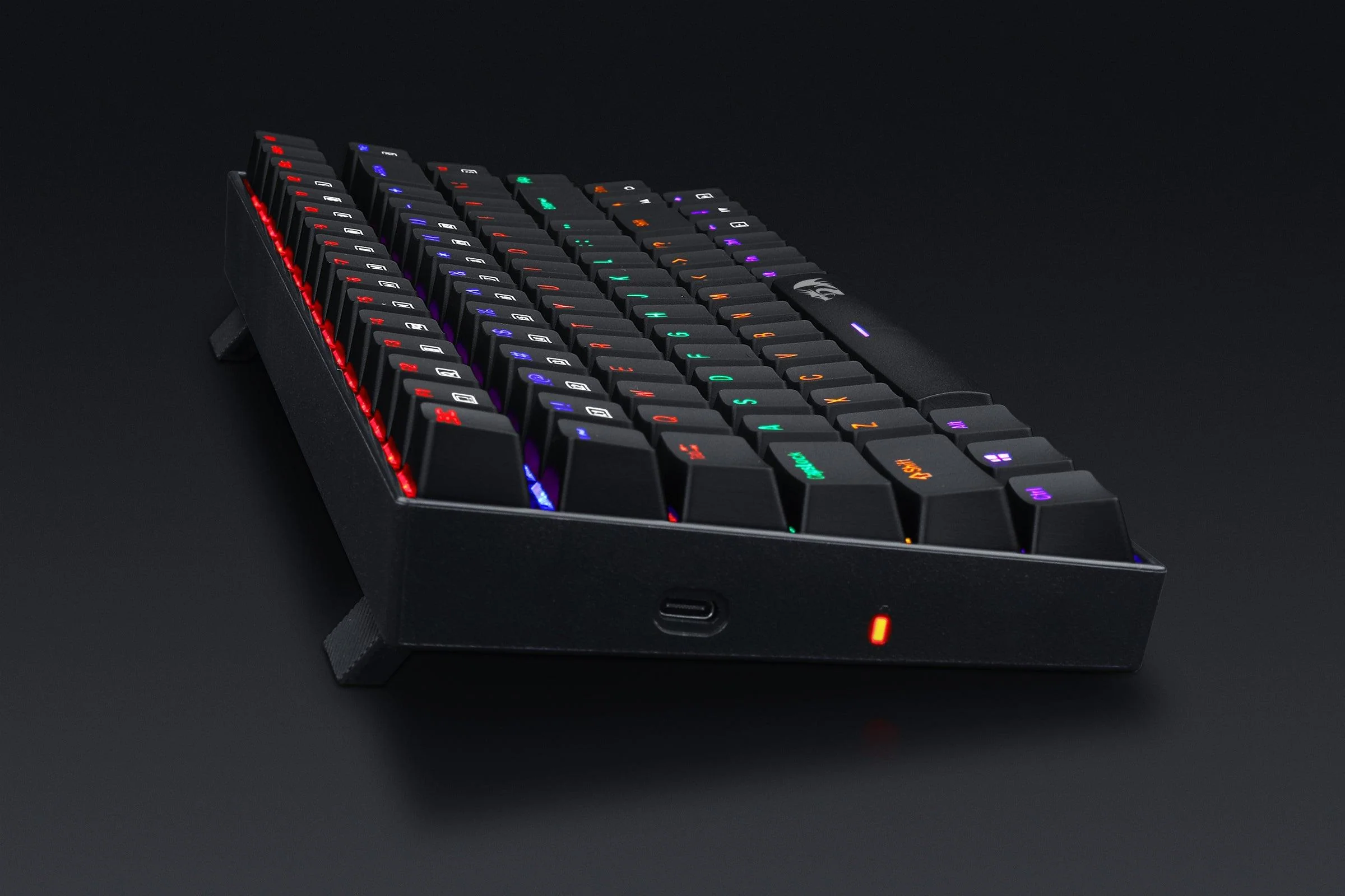 Redragon Phantom 84-Key Rainbow Backlit Mechanical Keyboard (Dust-Proof Blue Switch) (K629-KB) - Image 6