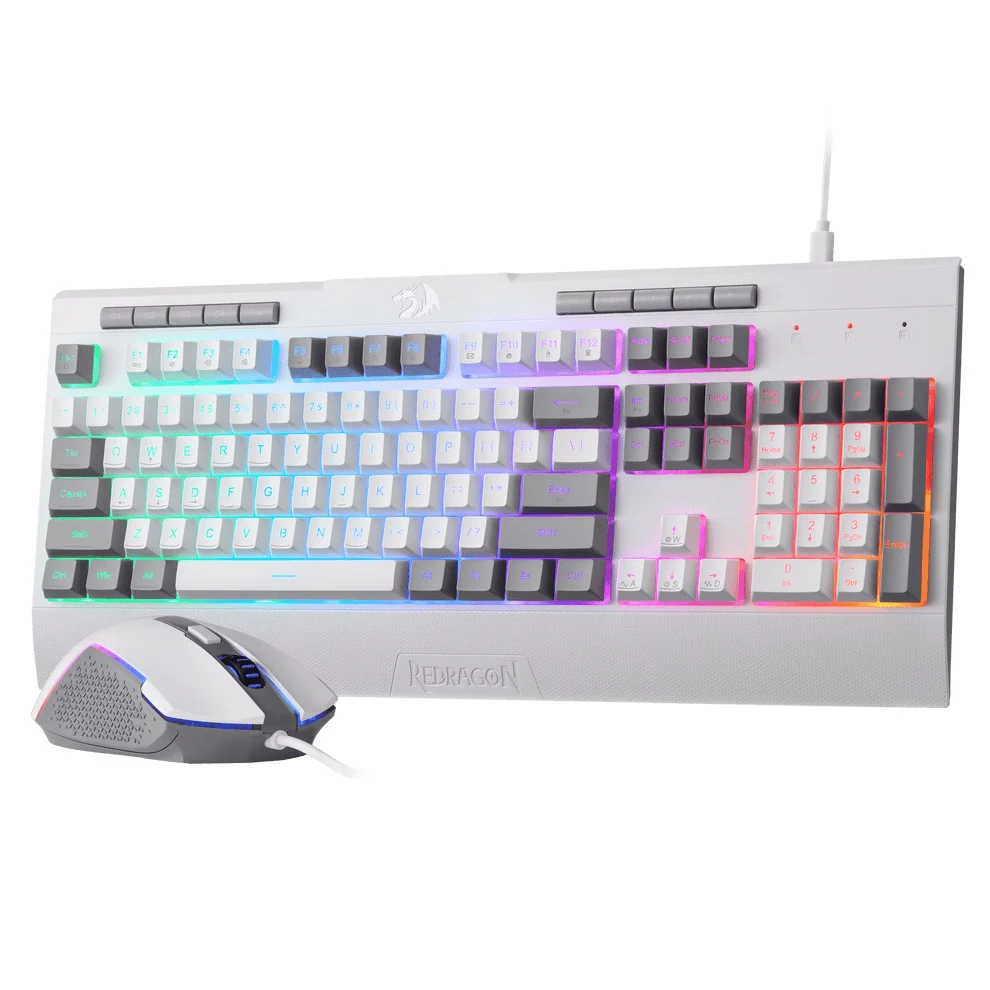 Redragon S151W Gaming Essentials Wired Keyboard & Mouse Bundle (White) - Image 10