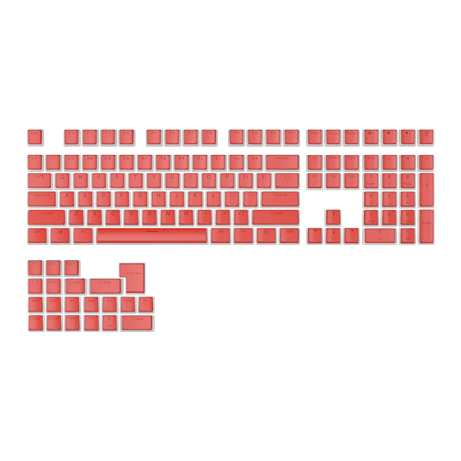 Royal Kludge ABS Doubleshot Led Through Keycaps 129 Keys (PUD-26)