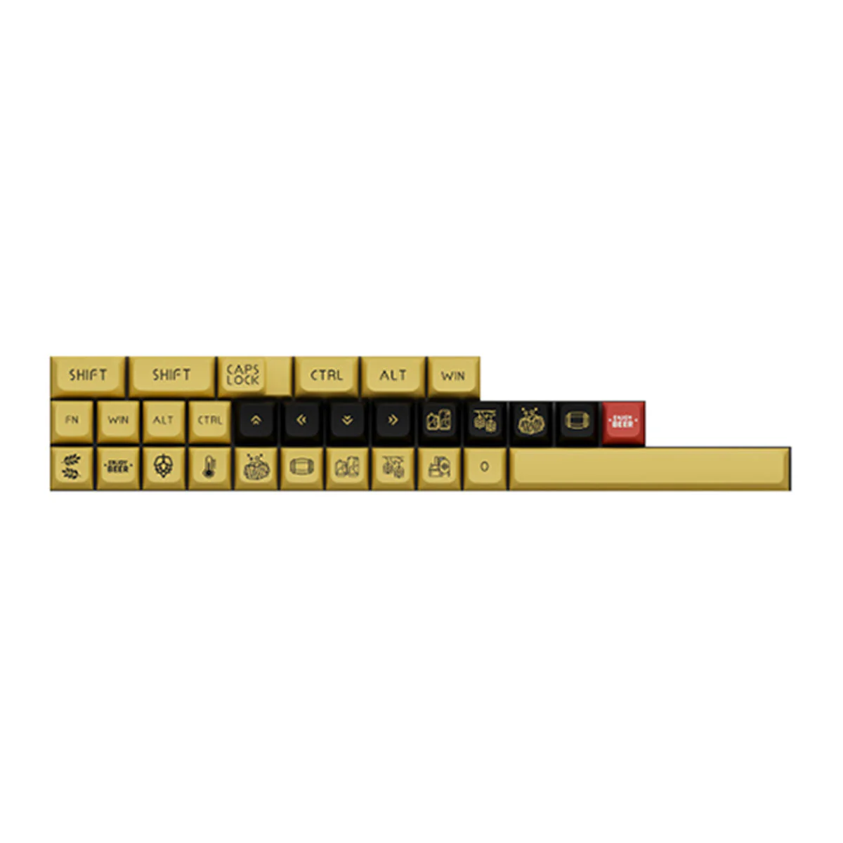 Royal Kludge PBT Keycaps 134 Keys XDA-116 - Image 2