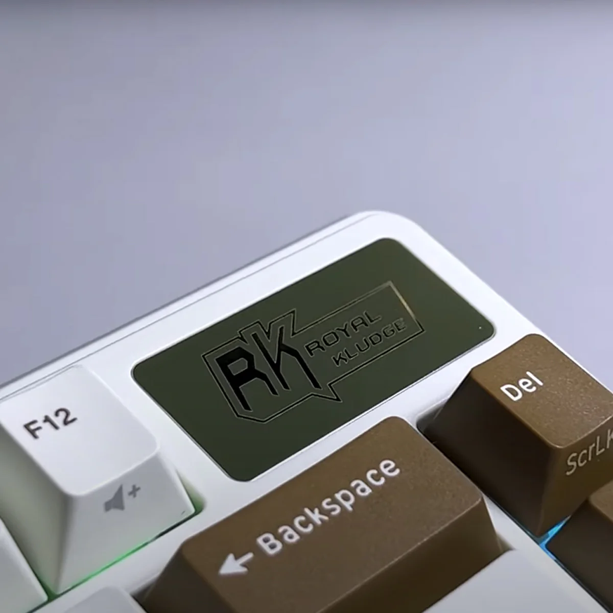 Royal Kludge RK L75 Tri-Mode RGB 85 Keys Hot-Swappable Mechanical Keyboard Palm Green (Cream Switch, Beige Switch) - Image 9