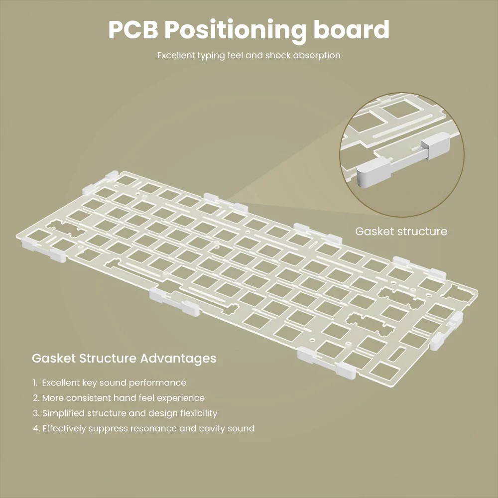 Royal Kludge RK-N99 Tri-Mode RGB 98 Keys Hot Swappable Mechanical Keyboard Palm Green (Beige, Cream, Violet Switch) - Image 9