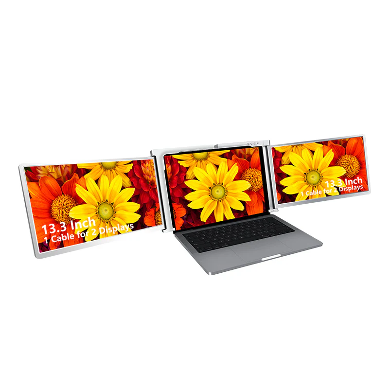 S300 13.3" FHD (1920x1080) IPS Portable Dual Screen Monitor for Notebook Laptop + Sleeve - Image 8