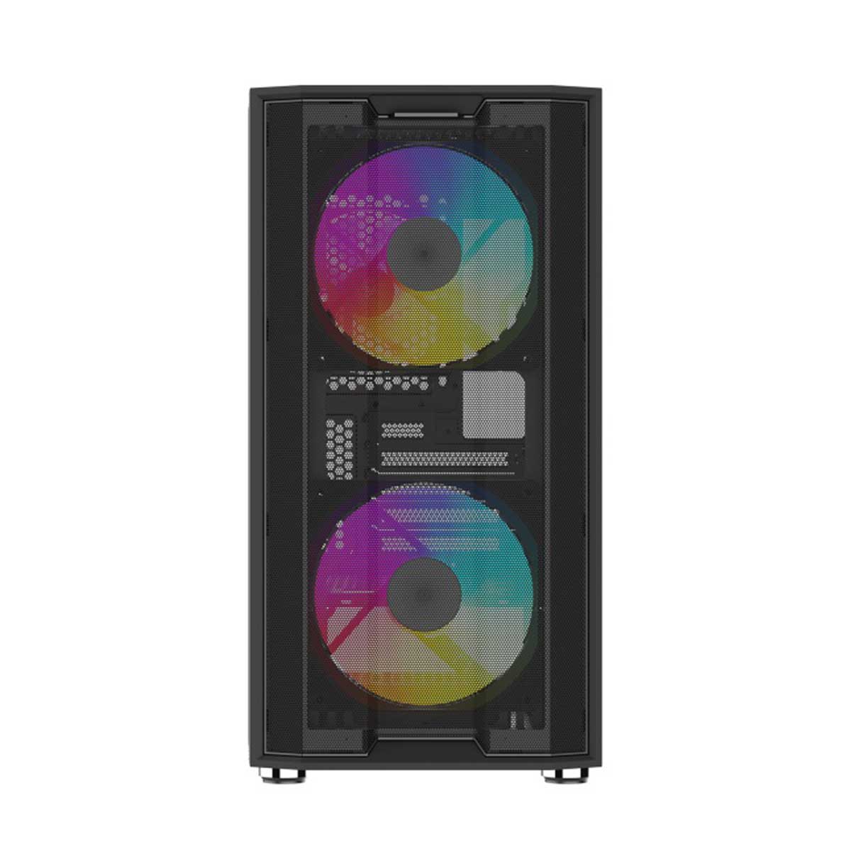 Sama S30 Mid-Tower with High Airflow Front Panel PC Case (Black) (S30-BKMP3AX1-GL) - Image 3