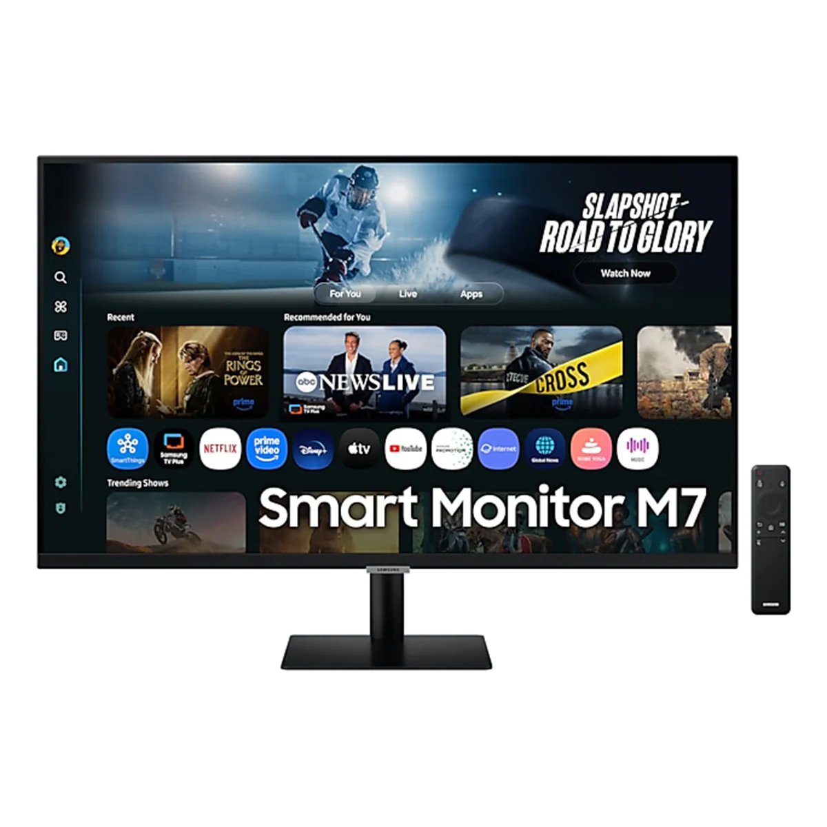 Samsung M7 M70F LS32FM700UEXXP 32" 4K (3840x2160) 60Hz 4ms GTG VA Smart Vision AI, Smart TV Experience with AI, AI Picture Optimizer, Know Security Monitor with Tilt Adjustment - Image 12