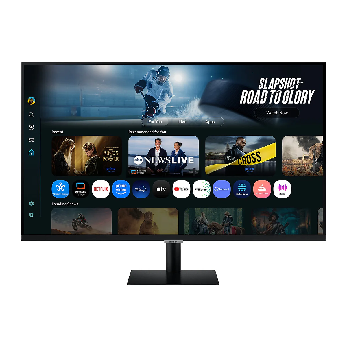 Samsung M7 M70F LS32FM700UEXXP 32" 4K (3840x2160) 60Hz 4ms GTG VA Smart Vision AI, Smart TV Experience with AI, AI Picture Optimizer, Know Security Monitor with Tilt Adjustment - Image 2