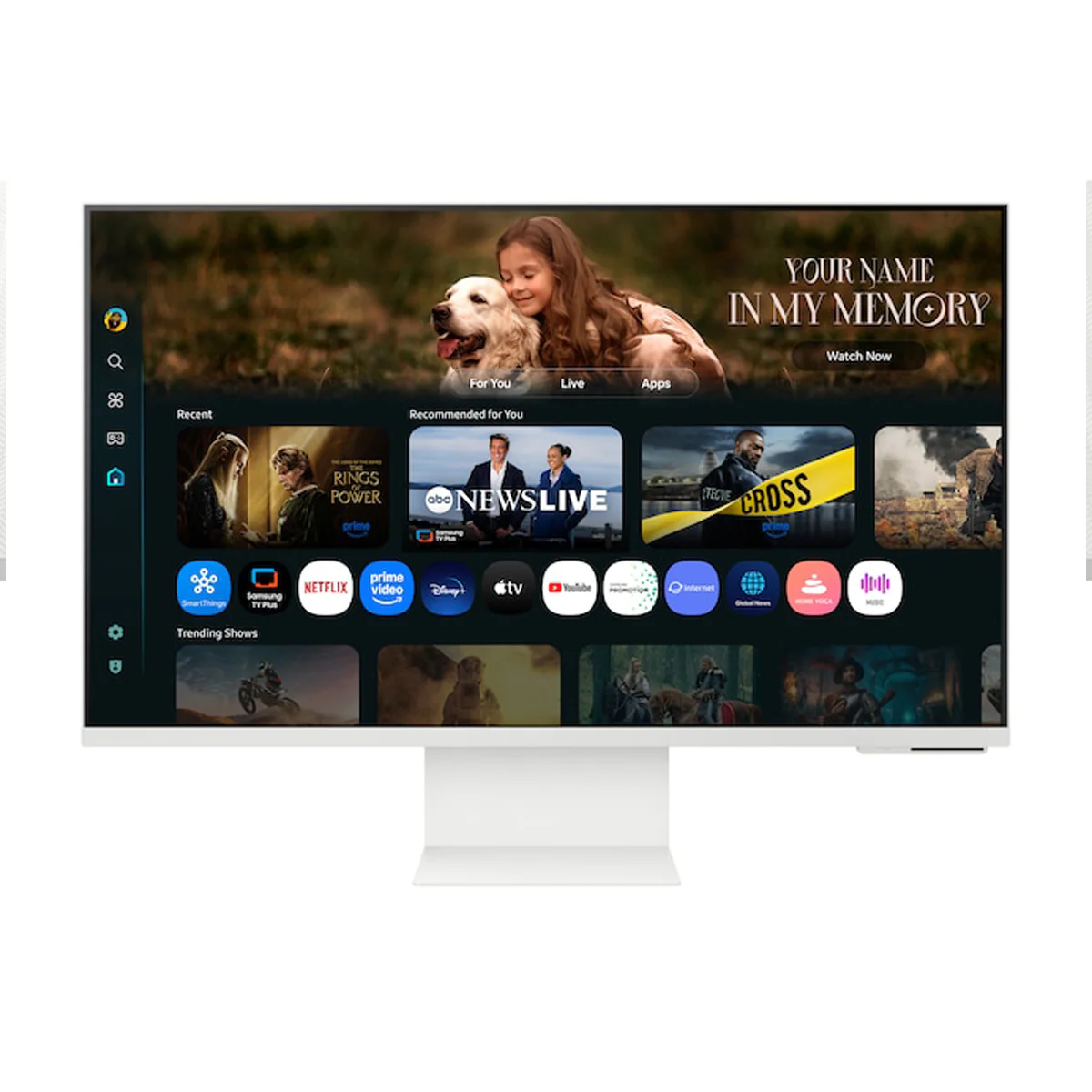Samsung M8 M80F LS32FM803UEXXP 32" 4K (3840x2160) 60Hz 4ms GTG VA Vision AI Smart Monitor with Tilt, Pivot & Height Adjustment (Warm White) - Image 11