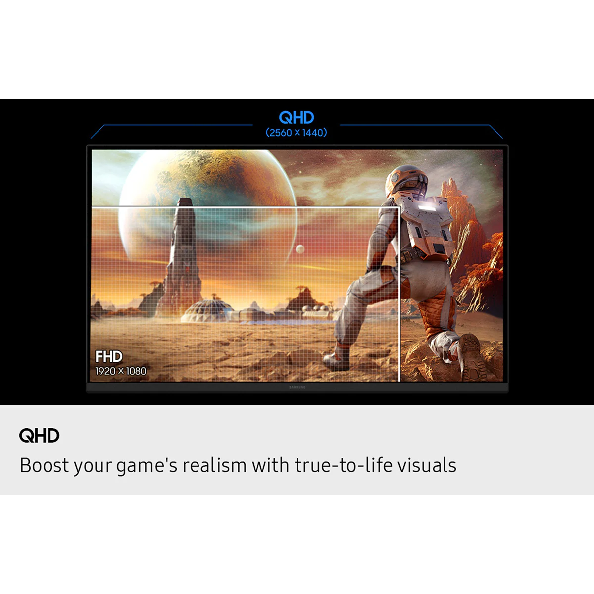 Samsung Odyssey G5 LS32FG502EEXXP 32" QHD (2560x1440) 180Hz 1ms GTG G-Sync Compatible IPS Gaming Monitor with Tilt/ Height/ Pivot/ Swivel Adjustment - Image 18