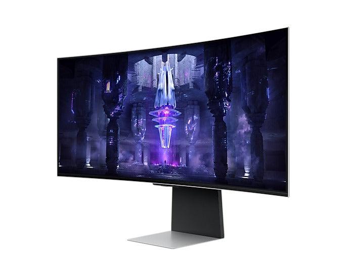 Samsung Odyssey OLED G8 LS34BG850SEXXP 34-INCH 0.1MS 175HZ Ultra WQHD Smart Curved Gaming Monitor (Silver) - Image 9