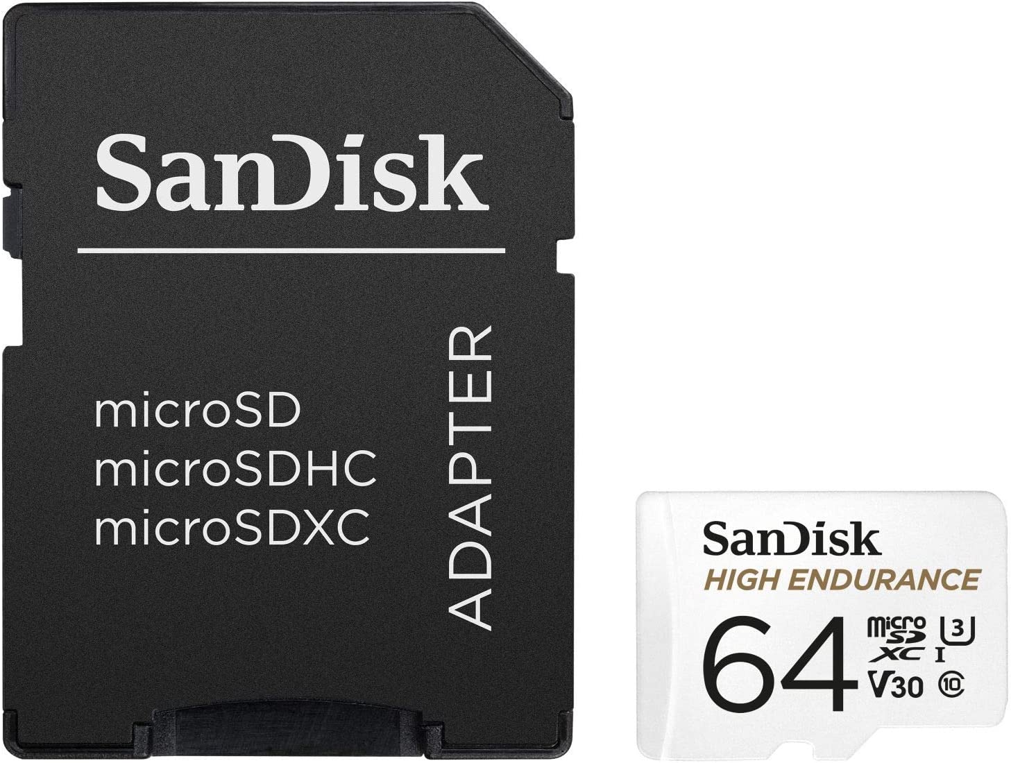 Sandisk High Endurance 64GB MicroSDXC Card With Adapter For Dash Cams & Home Security Cameras - Image 3