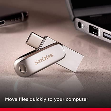 Sandisk Ultra Dual Drive Luxe 256GB USB 3.1 Type-C OTG Flash Drive (SDDDC4-256G-G46) - Image 3