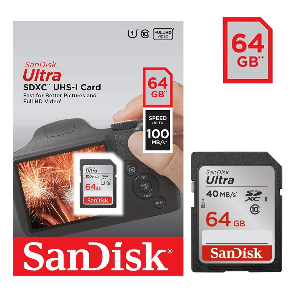Sandisk Ultra SDXC UHS-I 64GB Class 10