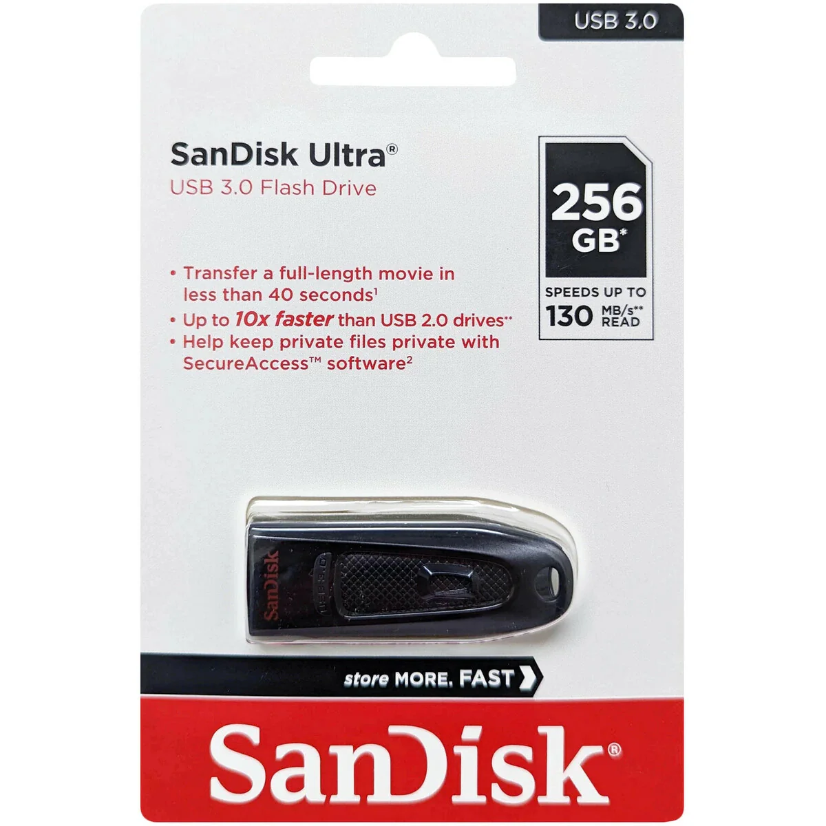 Sandisk Ultra USB 3.0 Flash Drive (128GB, 256GB, 512GB) - Image 6