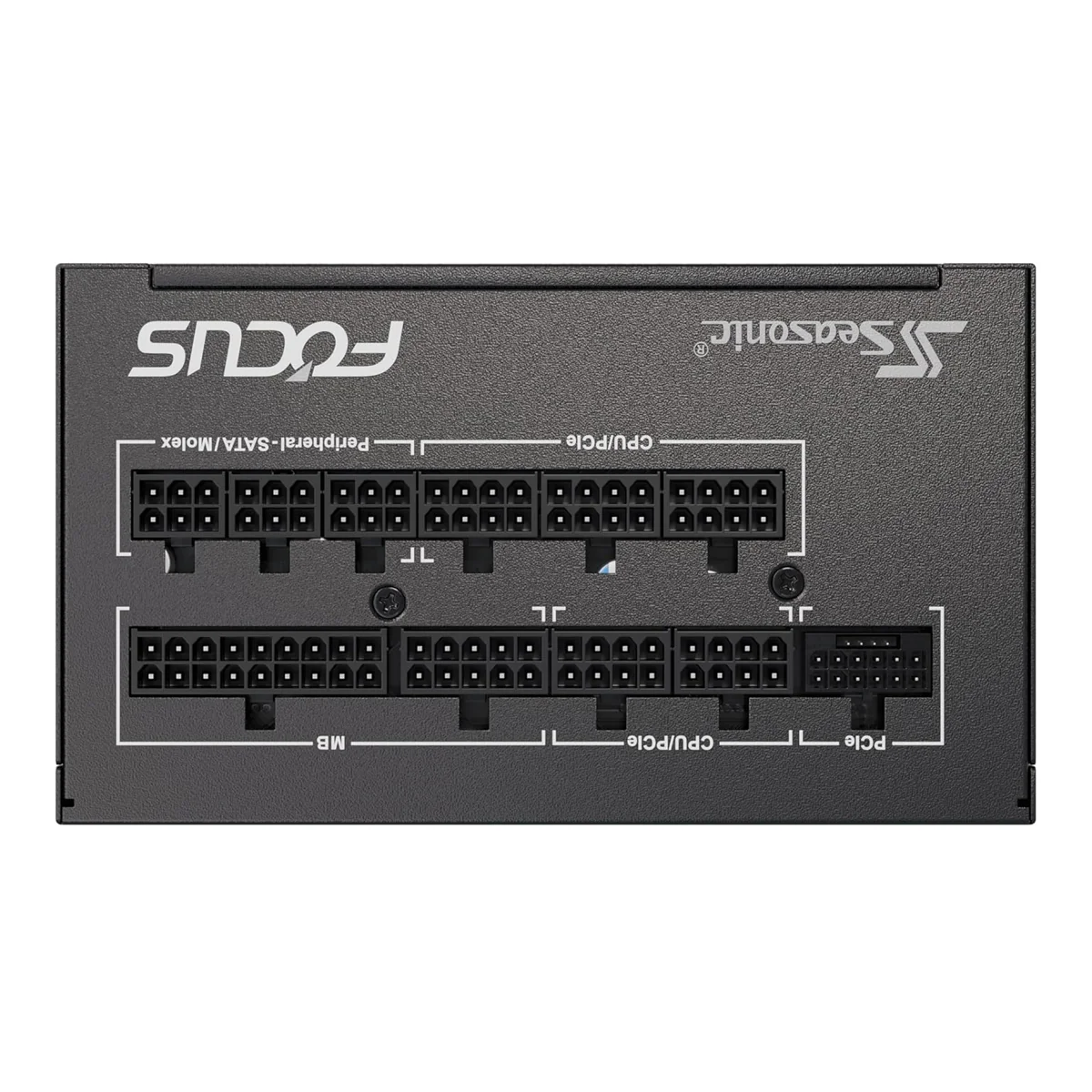 Seasonic Focus GX-1000 ATX 3 1000W 80+ Gold ATX 3.1 & PCIe Gen 5 Fully Modular Power Supply (Black) (SRP-FGX102-A5A32SF) - Image 2