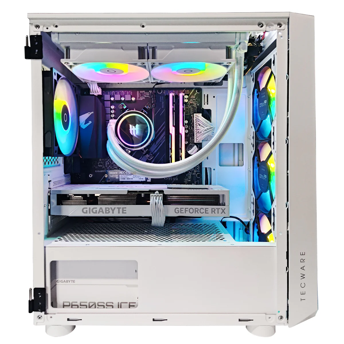 Sigma Omni Link White Desktop Gaming PC | AMD Ryzen 5 5600GT | 32GB RAM | 1TB SSD | RTX 4060 TI | Windows 11 Pro - Image 2