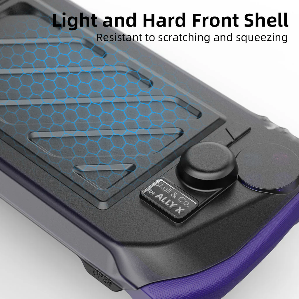 Skull & Co. HardShell Front Cover & Protective Case Bundle for ROG Ally X (Smoky Black) (ALXFCSET-SBK) - Image 10