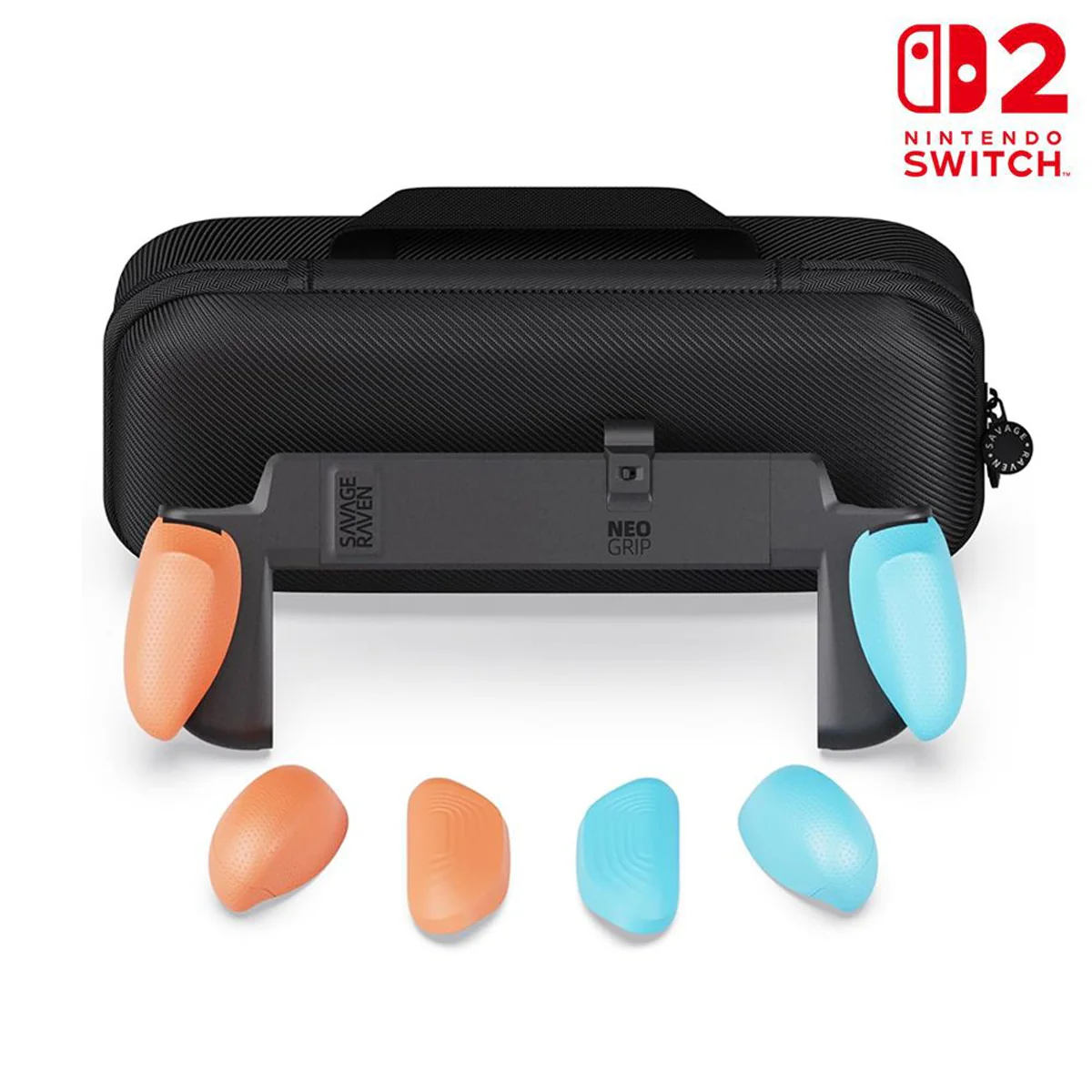 Skull & Co. NeoGrip Bundle for Nintendo Switch 2 (Neon Blue/Red) (NS2NGSET-BR)
